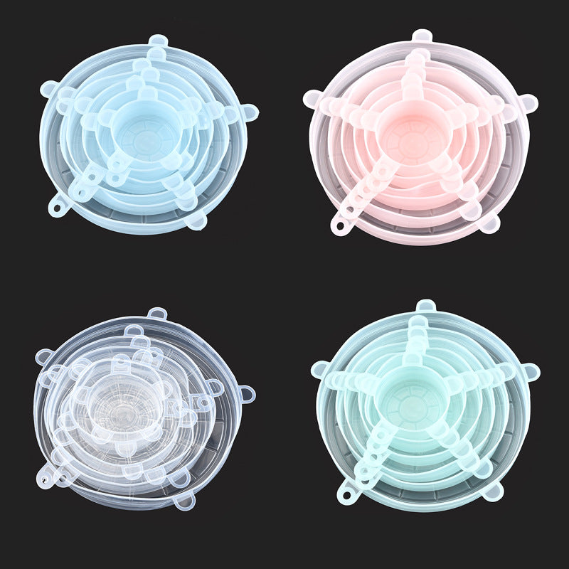 Universal Silicone Stretch Lids (Set of 6)