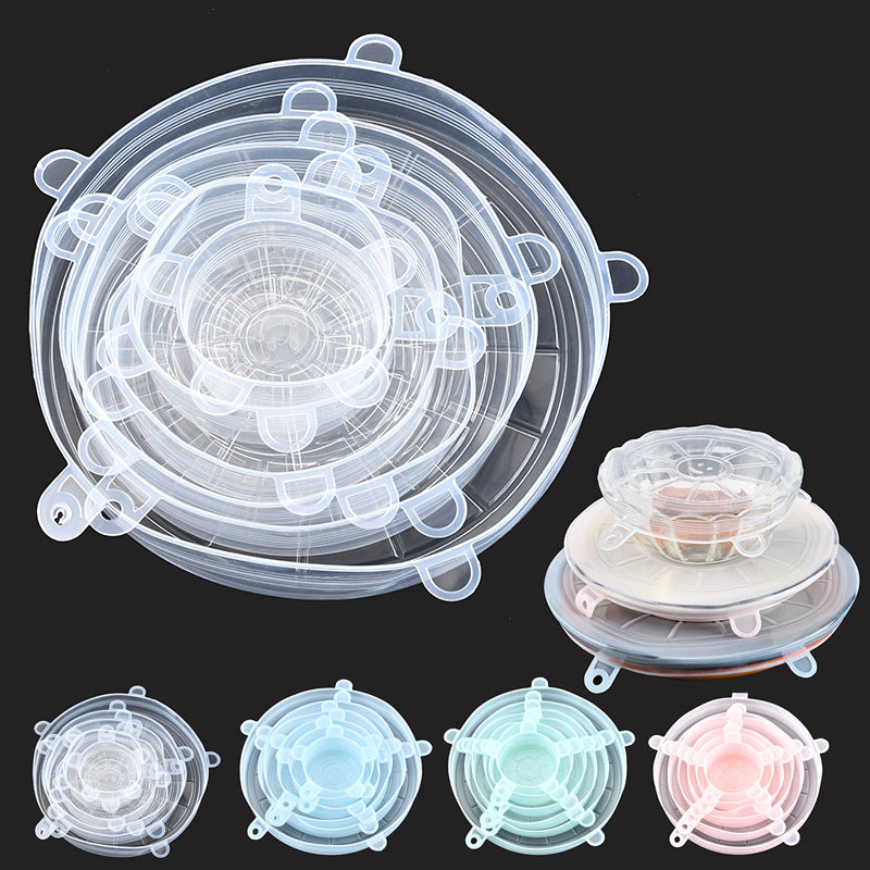 Universal Silicone Stretch Lids (Set of 6)