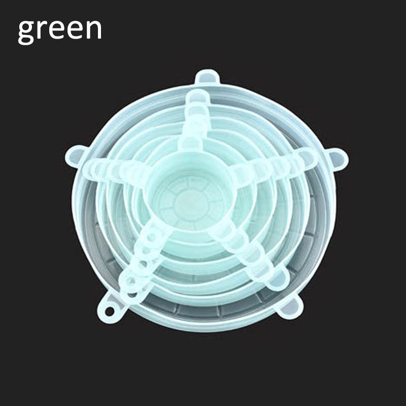 Universal Silicone Stretch Lids (Set of 6)