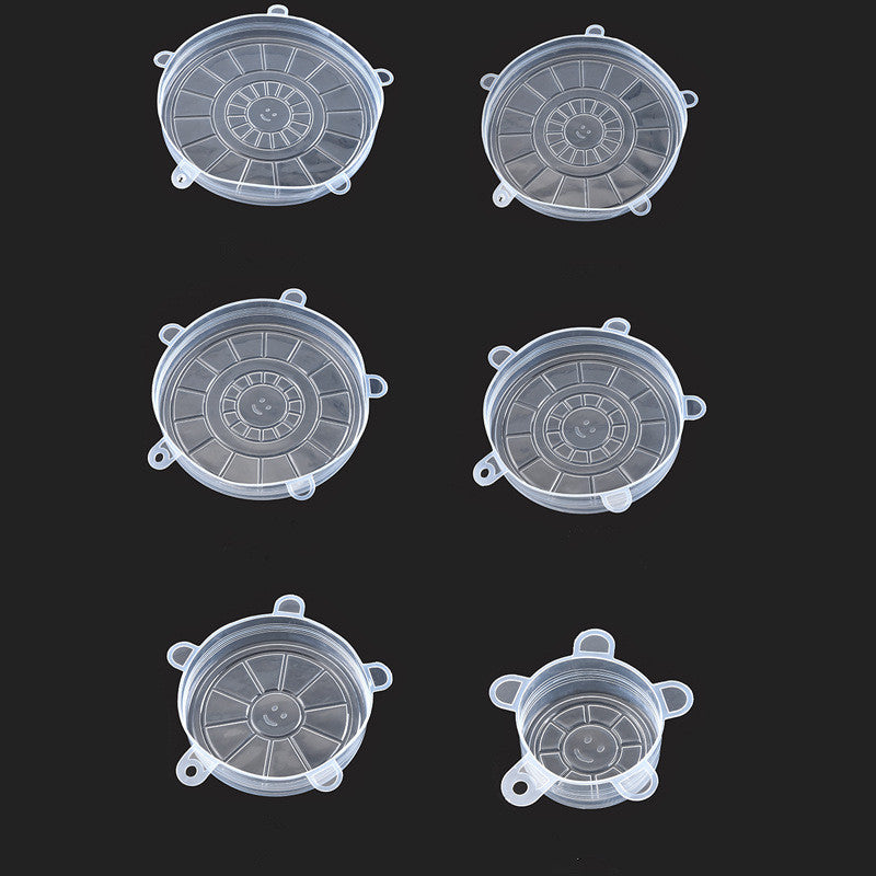 Universal Silicone Stretch Lids (Set of 6)
