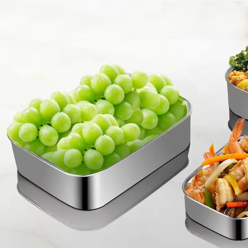 Minimalist Stainless Steel Pantry Container Set