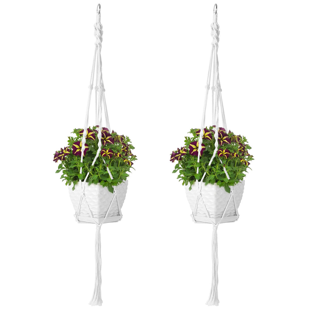 Artisan Woven Macramé Plant Hanger (Set of 2)