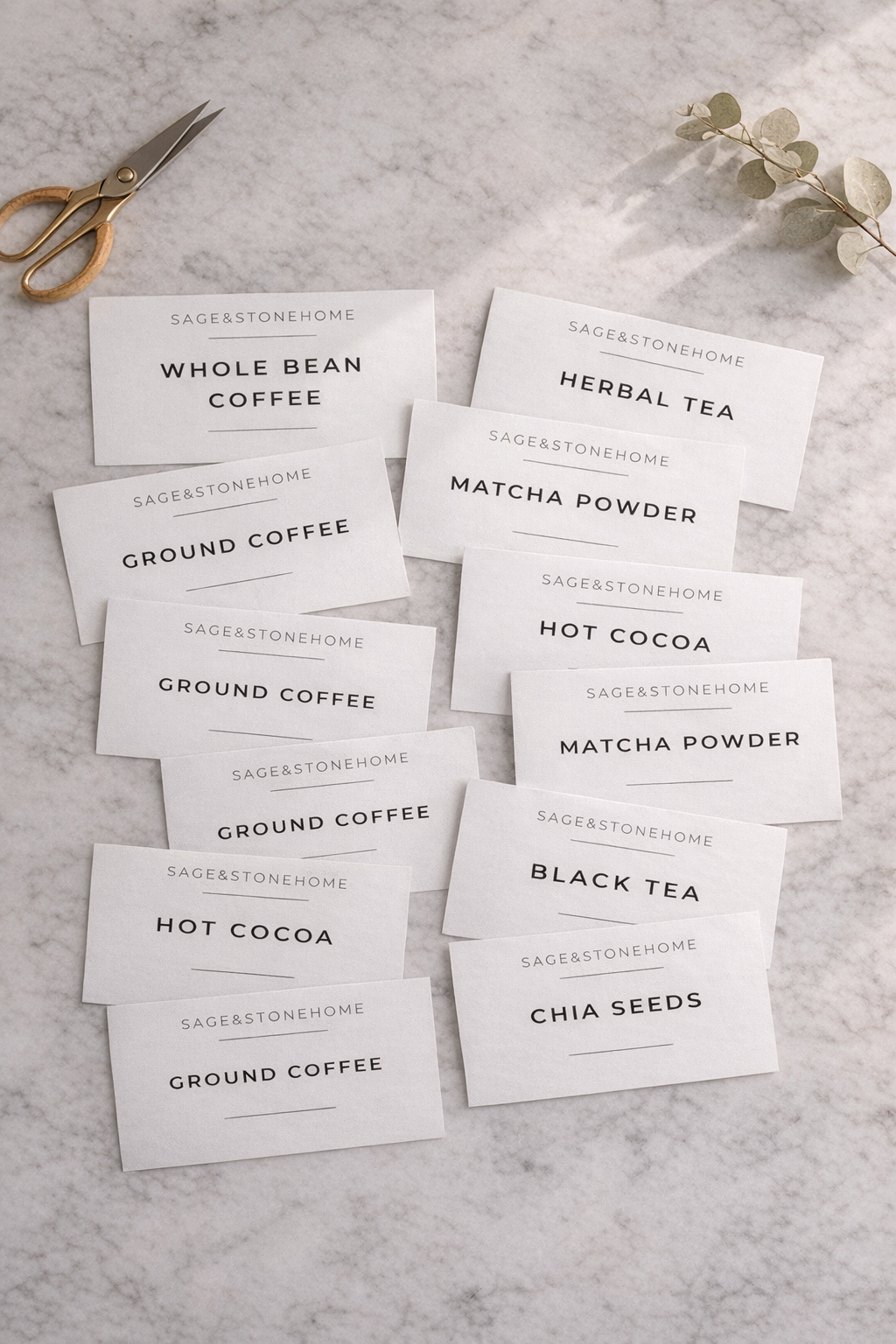 The Signature Pantry Label Collection | 40 Essential Labels